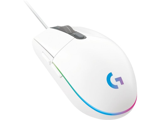 MOUSE LOGITECH G203 LIGHTSYNC GAMING, COLOR BLANCO, OPTICO USB, ILUMINACIÓN RGB LIGHTSYNC, 6 BOTONES PROGRAMABLE, VELOCIDAD DEL MOUSE AJUSTABLE ENTRE 200 A 8000 DPI (910-005791)