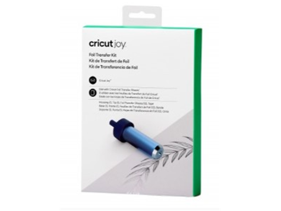 KIT DE TRANSFERENCIA CRICUT DE FOIL, CREA TARJETAS, INVITACIONES, ETIQUETAS DE REGALO Y MÁS. ESTA HERRAMIENTA ÚNICA LE BRINDA RESULTADOS PULIDOS Y DE NIVEL PROFESIONAL QUE BRILLAN. CON 12 HOJAS DE TRANSFERENCIA DE PAPEL DE ALUMINIO INCLUIDAS, COLOR AZUL(2009056).