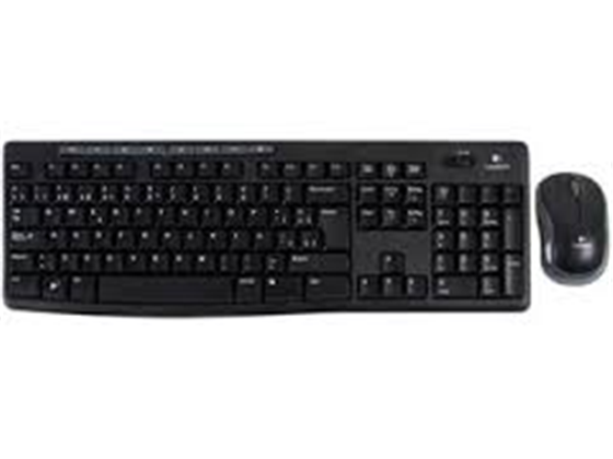 TECLADO MOUSE LOGITECH MK270, EN ESPAÑOL (SPA) USB WIRELESS RECEIVER 2.4GHZ (10 METROS), NEGRO, 2 PILAS AA MOUSE/ 2 PILAS AAA TECLADO.
