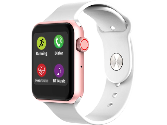 SMARTWATCH  (RELOJ INTELIGENTE) SLIDE, BLANCO, RESISTENTE AL SUDOR / RESISTENTE AL AGUA IP65 / GESTIÓN MULTIDEPORTIVA PARA RUNNING / BALONCESTO / ESCALADA / CICLISMO / MEDICIÓN DE LA FRECUENCIA CARDÍACA Y LA PRESIÓN ARTERIAL / RASTREO DE SUEÑO Y ACTIVIDAD / NOTIFICACIONES DE LLAMADAS Y MENSAJES / BUSCADOR DE TELÉFONO / DESPERTADOR / RECORDATORIO PARA MODO SEDENTARIO E HIDRATACIÓN (SW500BK)
