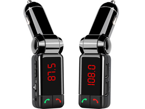 TRANSMISOR FM PARA CARRO BLUETOOTH AGILER, 2 PUERTOS USB - CONTROL PARA LLAMADAS - SOPORTE PARA FORMATOS MP3/WMA (AGI-10529)