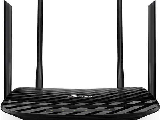 ROUTER WIRELESS TP-LINK ARCHER A6 AC1200 2.4GHZ/300MBPS, LAN WAN 5.0GHZ/867MBPS, MU-MIMO, 4 PUERTOS GIGABIT, 802.11AC/A/B/G/N, WPS, DUAL BAND, 5 ANTENAS