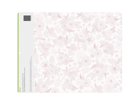 ALFOMBRILLA DE CORTE CRICUT AUTOREPARABLE, 18" X 24", PALISANDRO, USO EXTERIOR (NO DENTRO DE MAQUINA),  PERFECTO PARA CORTE MANUAL DE PAPEL, VINILO O TELA, COLOR ROSA (2004713)