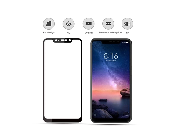 PROTECTOR DE PANTALLA PARA XIAOMI REDMI 6 PRO NOTE, VIDRIO TEMPLADO, CLEAR (PROPANT6PRO)