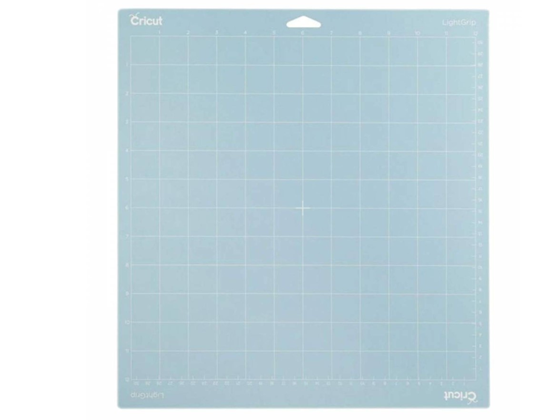 ALFOMBRILLA DE CORTE CRICUT  ADHESIVA 12X12 LIGERA DE GOMA, MATERIALES LIVIANOS,PAPEL DE COPIA Y CARTULINA LIGERA PARA CORTAR Y ESCRIBIR CON SU PLOTTER DE CORTE. COLOR AZUL (2001976).