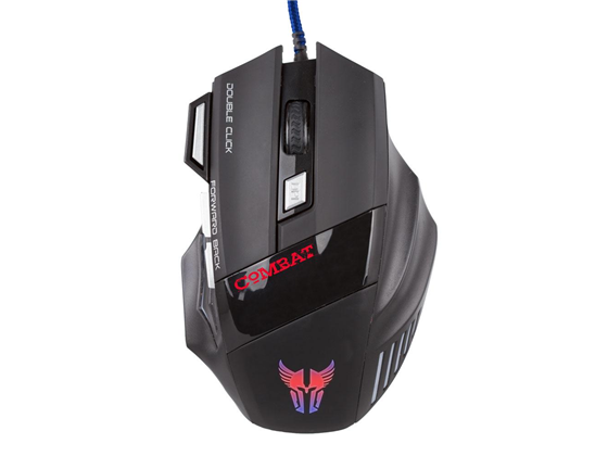 MOUSE ARGOM USB GAMING COMBAT BLACK ARG-MS-2042BK.