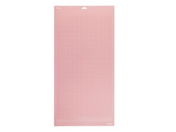 ALFOMBRILLA DE CORTE CRICUT ADHESIVA 12" X 24" (30,5 CM X 61 CM) GOMA LIGERA PARA CORTES DE TELAS DE ALGODON, POLIESTER, MEZCLILLA, FIELTRO Y LONA, COLOR ROSADO (2003922).
