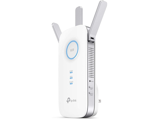 REPETIDOR TP-LINK RE450, 2.4GHZ/450MBPS, 5GHZ/1300MBPS, 1 PUERTO GIGABIT LAN, 802.11AC/B/G/N,AC, WPS, INDOOR, DUAL BAND.