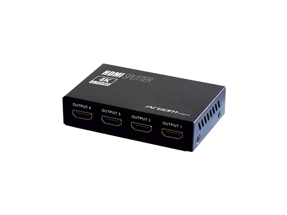 SPLITTER ARGOM HDMI  4 PUERTOS  4K HD 3840X2160P AT 60HZ, 10.2GBPS 340MHZ, 1 PUERTO DE ENTRADA Y 4 DE SALIDA (ARG-AV-5114)