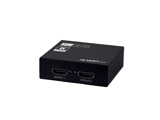SPLITTER ARGOM HDMI  2 PUERTOS  4K HD, 3840X2160P AT 60HZ, 10.2GBPS 340MHZ, 1 PUERTO ENTRADA Y 2 DE SALIDA  (ARG-AV-5110)