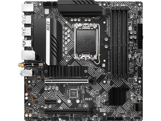 MB MSI PRO B660M-A WIFI DDR4 LGA 1700 INTEL B660 SATA 6GB/S MICRO ATX INTEL