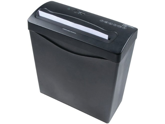 TRITURADORA DE PAPEL ROYAL CX6, 6  HOJAS, CORTA TARJETAS DE CRÉDITO, 4 MINUTOS DE CICLO DE TRABAJO. (29183G).