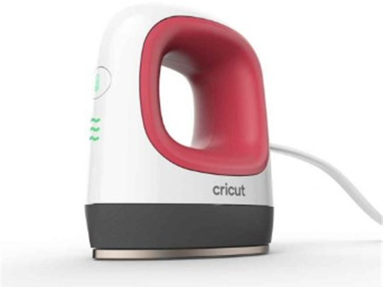 PRENSA DE CALOR CRICUT EASYPRESS MINI, 127V PARA TRANSFERENCIA DE DISEÑOS DE VINIL, SUBLIMACION, COLOR FRAMBUESA (2007469).