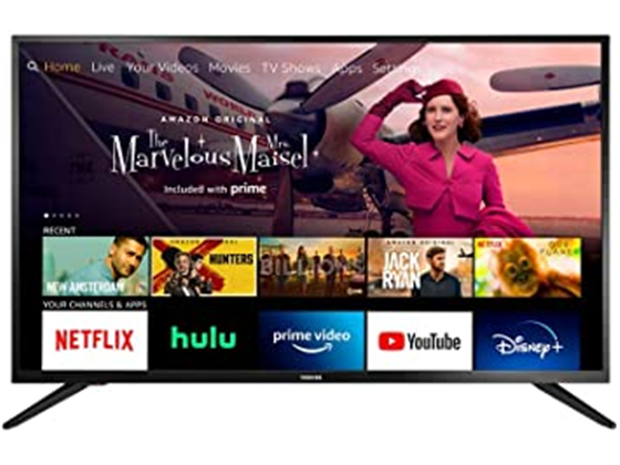 TELEVISOR TOSHIBA 32", HD SMART FIRE TV, LED, 3 HDMI + 1 USB + ALEXA + COMANDO DE VOZ, SALIDA OPTICA, (32LF221U21)