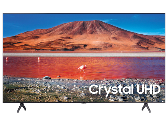 TELEVISOR SAMSUNG 55" CRYSTAL UHD 4K, SMART, (3,840 X 2,160), 60HZ, 3 HDMI + 2 USB +  ETHERNET (UN55TU7000PXPA)