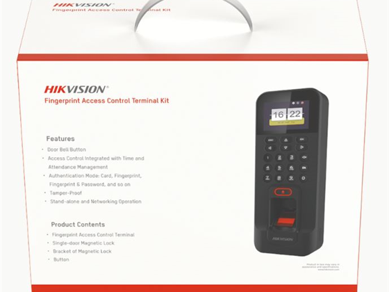 KIT CONTROL DE ACCESO DE 1 PUERTA MARCA HIKVISION, TERMINAL (DS-K1T804MF)