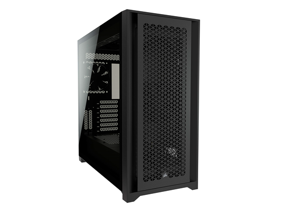 CASE CORSAIR 5000D AIRFLOW, MID TOWER, BLACK, 7 EXPANSION SLOT, 4X 2.5", 2X 3.5", TAPA DE CRISTAL TEMPLADO, SOPORTA 3 ABANICOS 120MM FRONTAL, TOPE Y LATERAL(CC-9011210-WW)