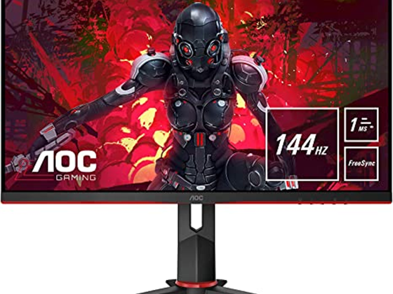 MONITOR AOC 27" GAMING, 1920 X 1080 SIN MARCO, FHD 1080P, 1500R VA PANEL, 1MS MPRT 144HZ, FREESYNC, DP/HDMI/VGA, ALTURA AJUSTABLE, VESA, 3 AÑOS CERO PÍXELES MUERTOS, NEGRO.