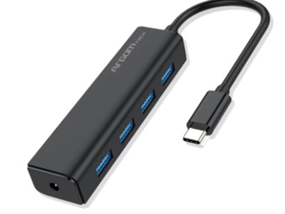 HUB USB ARGOM ONEAXESS TIPO-C, 4 PUERTOS USB 3.0 5GBPS