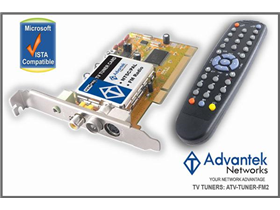 TARJETA TV TUNER VIDEO USADA ADVANTEK PCI CAPTURE W/CONTROL FM-RADIO (ATV-TUNER-FM2) .