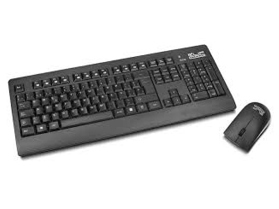TECLADO MOUSE KLIPX, INALAMBRICO, OPTICAL MOUSE, ESPAÑOL, (KCK-265S)