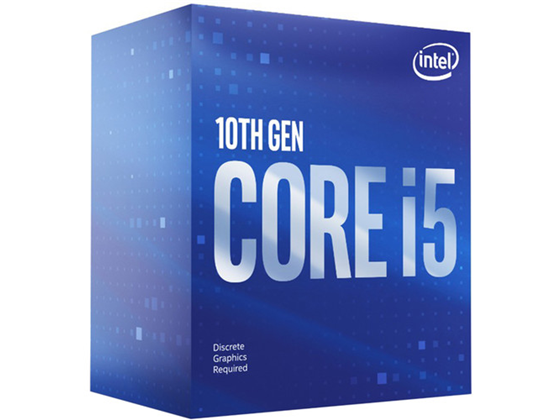 CPU INTEL CORE I5-10400F (10MA GEN) 6 NÚCLEOS, 2.9 GHZ, LGA1200 SOCKET, 65W, NO TRAE ABANICO, DDR4 2666 MHZ (10 GEN.) NO INCLUYE PROCESADOR GRAFICO.