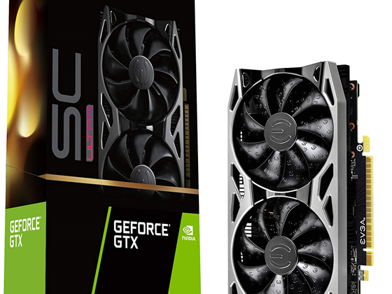 TARJETA DE VIDEO EVGA GEFORCE GTX 1650 SC ULTRA GDDR6 GAMING, 04G-P4-1257-KR, 4GB GDDR6, DUAL FAN, METAL BACKPLATE