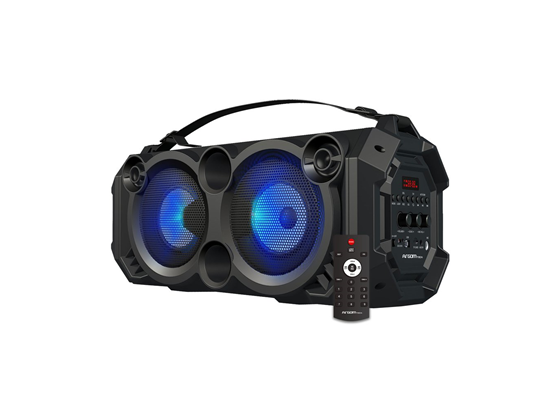 BOCINAS ARGOM SLAMBOX METRO BLUETOOTH, HI-FI BT, MICROSD, AUX(3.5MM),  RECARGABLE (LITHIUM 7.4V/2AH ) (ARG-SP-3351BK).