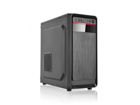 CASE AGILER ATX NEGRO PANEL 24PIN, SATA,USB X2, POWER 600W (AGI-C009)