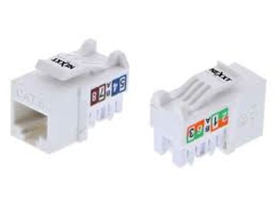 JACK MINI KEYSTONE UNSHIELDED NEXXT CAT6 TIPO 110 BLANCO (PCGKJC6TYRJWH)