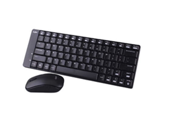 TECLADO MOUSE AGILER WIRELESS INGLES, BLACK, NANO RECEIVER (AGI-9890)