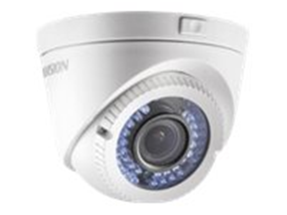 CAMARA DE VIGILANCIA HIKVISION, ANALOGA,  VARIFOCAL, TORRETA, 1MP, HD720P, IP66, ICR, SMART IR UP TO 40M, 1X (TVI/AHD/CVI/CVBS), WDR>62DB, METAL.