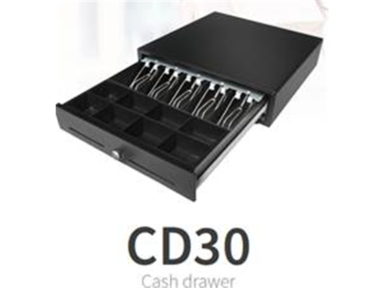 CAJA REGISTRADORA CUSTOM CD30, 8 SECCIONES P/MONEDA, 5 SECCIONES P/BILLETES, INTERFAZ RJ12.