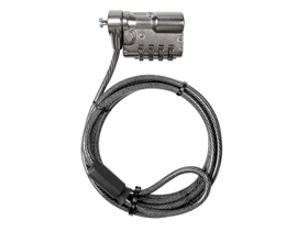 CANDADO DE SEGURIDAD PARA LAPTOP KLIPX COMBINACION Y LLAVE (AC120KLX43)