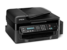 IMPRESORA USADA EPSON L555 MULTIFUNCIONAL (IMPRIME, COPIA Y ESCANEA) FAX, WIFI, ADF, SISTEMA DE TINTA CONTINUA (CMYK) HASTA 5760 X 1440 DPI DE RESOLUCIÓN, 33 PPM EN TEXTO NEGRO Y 15 PPM EN TEXTO A COLOR NORMAL 9,0 ISO PPM EN NEGRO Y 4,5 ISO PPM A COLOR, CARTA, OFICIO (21,6 X 35,6CM), A4, B5, A5, A6, INFORME, EJECUTIVO, MEDIA CARTA, DEFINIDO POR EL USUARIO: (8,9 A 21,6 CM) X (8,9 A 111,7CM) TONER 664 (C11CC96201).