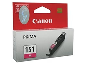 CARTUCHO CANON PIXMA CLI-151 MAGENTA, COMPATIBLE CON IP7210, MG5410, MG5510, MG6410, MX721, IP8710, IX6810, IP7210 (7ML)