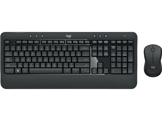 TECLADO MOUSE LOGITECH MK540 INGLES USB WIRELESS RECEIVER 2.4GHZ WIRELESS, 10M RANGE, 128BIT AES ENCRYPTION, 36 MONTH KEYBOARD BATTERY LIFE, 18 MONTH MOUSE BATTERY LIFE, MULTIMEDIA/INSTANT ACCESS KEYS (920-008671)
