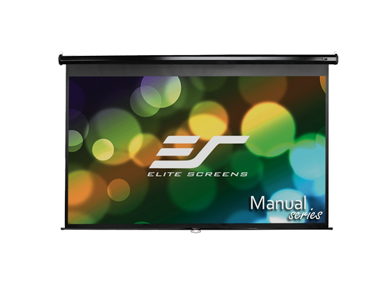 PANTALLA ELITE 86", 16:10, PARA PROYECTOR PARED NEGRO (M86UWX), DIAGONAL (73.0"W X 45.6"H), CON BLOQUEO AUTOMÁTICO.