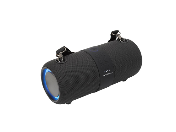 BOCINA ARGOM PORTABLE, RADYON X40 SPORT BLUETOOTH 4.2, IPX6 14W, 3600MAH, TWS INDOOR/OUTDOOR WIRELESS SPEAKER, NEGRO.