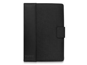 COVER PORT DESIGNS PHOENIX IV PARA TABLETA 10" CIERRE MAGNETICO, DOBLE BANDA ELASTICA, POSICION AJUSTABLE, NEGRO. (201241)