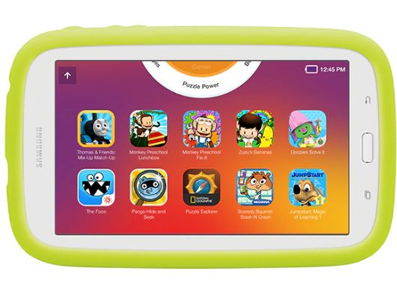 TABLETA SAMSUNG GALAXY TAB E LITE 7" 1024X600, QUAD CORE 1.3GHZ,  8GB, 1GB RAM, 2MP CAMARA TRASERA, (EDICION PARA NIÑOS) KIDS EDITION, ANDROID 4.4 (KITKAT), MICROSD , BLUETOOTH 4.0 , INCLUYE COVER