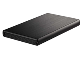CAJA USB 3.0 2.5'' AGILER PARA DISCO DURO O SSD SATA PLASTICO NEGRO PIANO (AGI-6845).