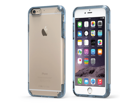 COVER PUREGEAR PARA IPHONE 6S, IPHONE 6, TRANSPARENTE, AZUL.