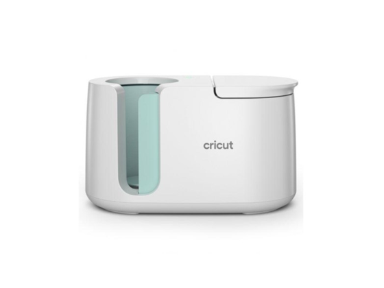 PRENSA DE CALOR CRICUT MUG PRESS PARA CREAR TAZAS PERSONALIZADAS, VIBRANTES DE CALIDAD PROFESIONAL, COMPATIBLES CON INFUSIBLE INK, COLOR BLANCO / MENTA (2008735).
