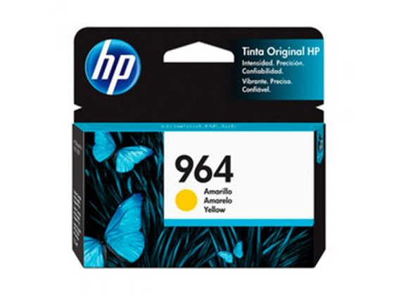 CARTUCHO HP 964 - 3JA52AL - AMARILLO - PARA IMPRESORA OFFICEJET PRO 9020 / 9010
