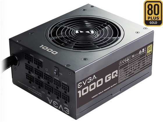 POWER SUPPLY EVGA 1000GQ 210-GQ-1000-V1 80+ GOLD 1000W SEMI MODULAR EVGA ECO MODE