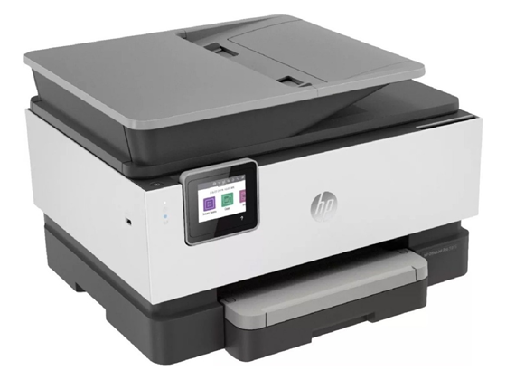 IMPRESORA HP OFFICEJET PRO 9010 E-ALL-IN-ONE INALAMBRICA, UP TO 22PPM NEGRO Y 18PPM COLOR, UP TO 1200 X 1200 OPTIMIZED DPI NEGRO, UP TO 4800 X 1200 OPTIMIZED DPI COLOR, SCANNER-PRINT-COPIA - FAX - ALIMENTADOR AUTOMATICO DE DOCUMENTO (ADF) - IMPRESION AUTOMATICA A DOBLE CARA, BANDEJA DE 250 HOJAS, 1 PUERTO USB, 1 PUERTO ETHERNET, CARTUCHOS HP 964A Y HP 964XL