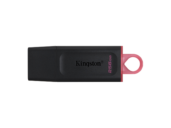 MEMORIA USB 256GB KINGSTON, 3.2 GEN1 DATATRAVELER EXODIA (BLACK + PINK)