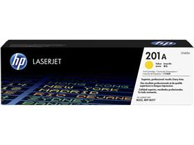 TONER HP 201A - CF402A - AMARILLO - 1,400 PAGINAS - PARA IMPRESORA COLOR LASERJET - M252, M277