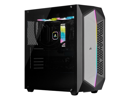 CASE CORSAIR 470T RGB, MID TOWER, NEGRO, USB 3.0 X2, AUDIO IN / OUT, 7 EXPANSION SLOT, 3X 2.5", 2X 3.5", PANEL LATERAL CRISTAL TEMPLADO, USB 3.0 X2, AUDIO IN / OUT, 7 EXPANSION SLOT, 3X 2.5", 2X 3.5" (CC-9011215-WW)